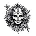 Fortune Favours The Brave tattoo design idea