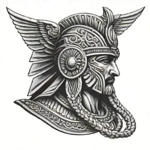 Assyrian tattoo design idea