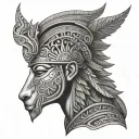 Assyrian tattoo design idea