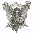 sons of anarchy symbol tattoo design idea
