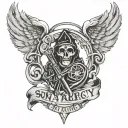 sons of anarchy symbol tattoo design idea
