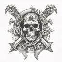 sons of anarchy symbol tattoo design idea