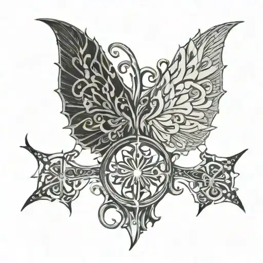 wyrd bið ful aræd tattoo design idea