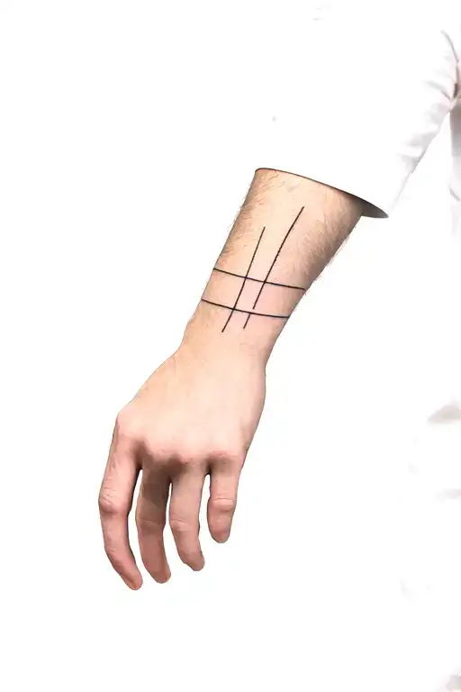 Hand band tattoo for men music lover software engineer tattoo design idea