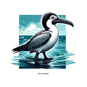 Blue Footed Booby tattoo design idea