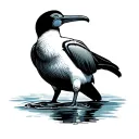 Blue Footed Booby tattoo design idea