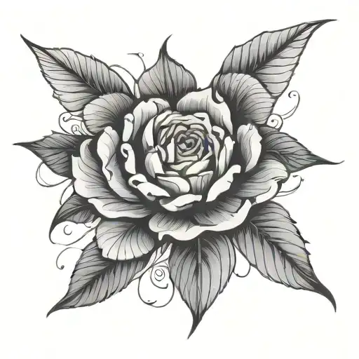 minimalist depress tattoo design idea
