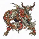 no alternative for hard work design tattoo design idea