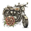 no alternative for hard work design tattoo design idea