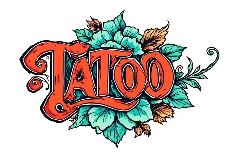 "TATOO" Tim Burton picrures with the text TATOO tattoo design idea