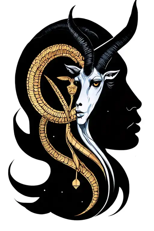 Capricorn Libra Gemini zodiac combination meaning love tattoo design idea