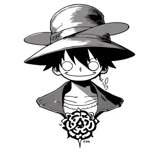 One Piece X tattoo design idea