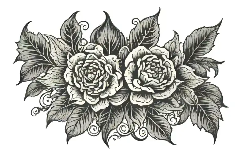 143 engraved tattoo design idea
