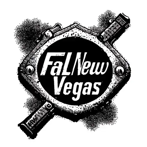fallout new vegas sign tattoo design idea