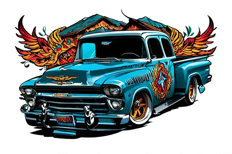 Chevy tattoo design idea