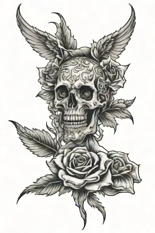 dead mom tattoo tattoo design idea