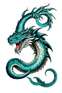 Leviathan tattoo design idea