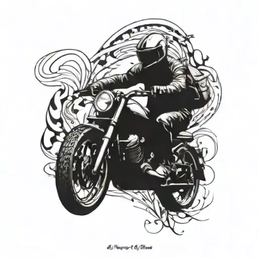 biker tattoo design idea