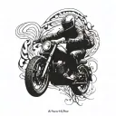 biker tattoo design idea