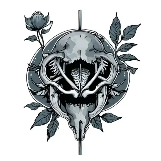 Ovarian Cancer tattoo design idea