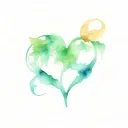 soulmate love eternal tattoo design idea