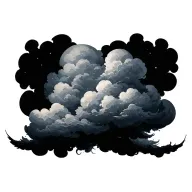 cloud tattoo design idea