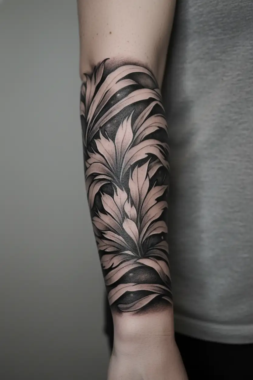 fijian arm band tattoo design idea