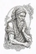 saint jerome tattoo design idea