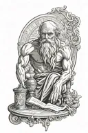 saint jerome tattoo design idea