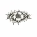 Coverup Floral tattoo design idea