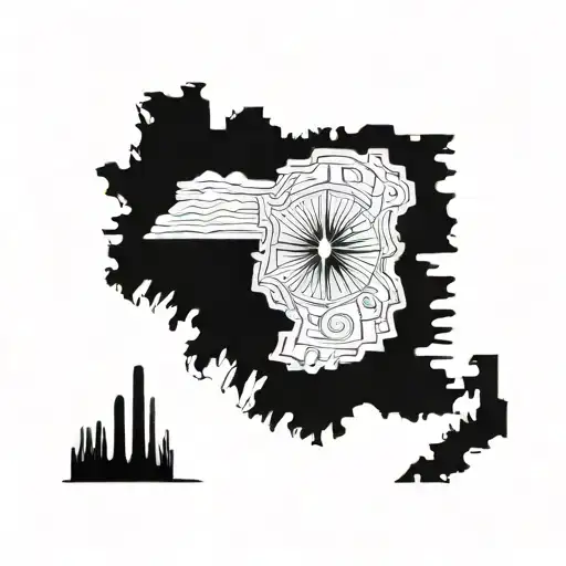 Arizona and new mexico tattoo design idea