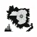 Arizona and new mexico tattoo design idea