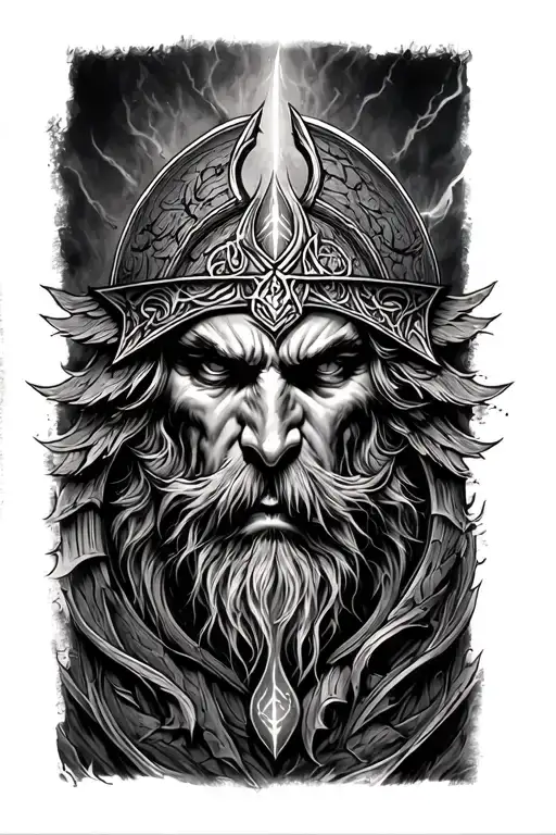 Norse pagan sleeve tattoo design tattoo design idea