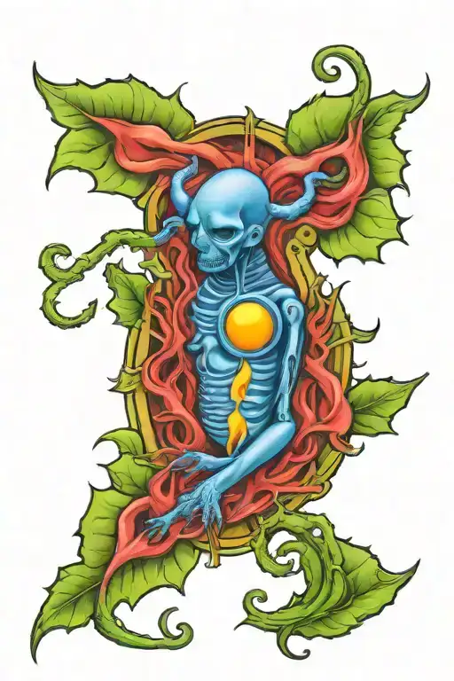 korn metal band tattoo design idea