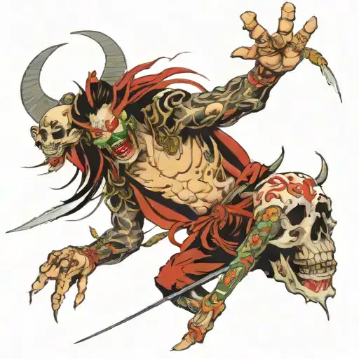 death angel tattoo design idea