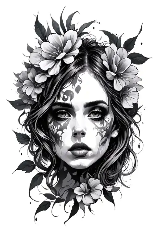 transgressive transition tattoo design idea