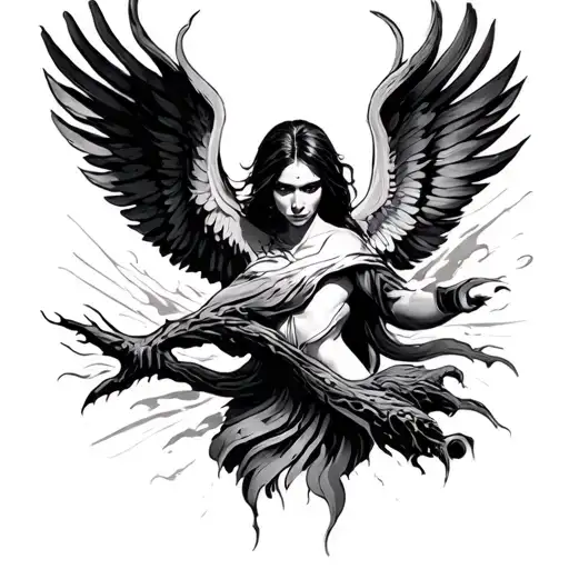 Stronger Than The Storm tattoo design idea