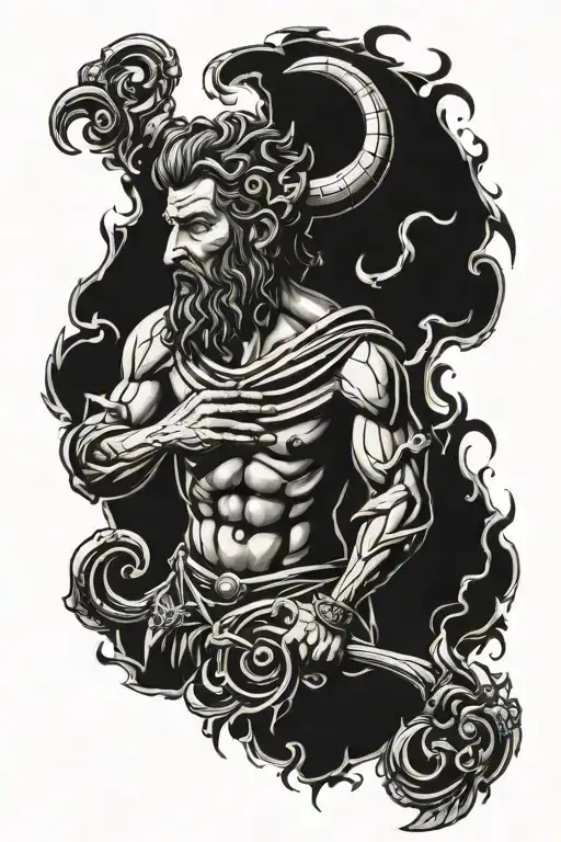Hephaestus tattoo design idea
