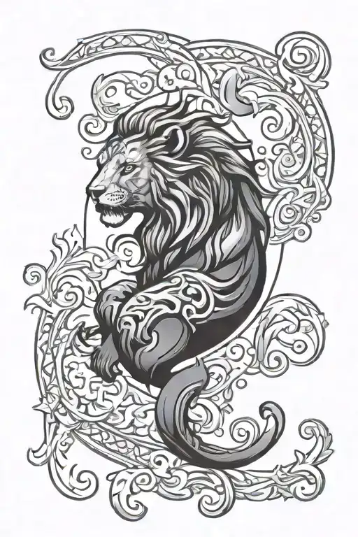 Leo zodiac sign cancer zodiac sign virgo zodiac sign tattoo design idea