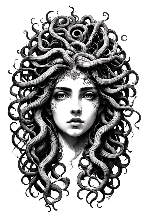 medusa tattoo design idea
