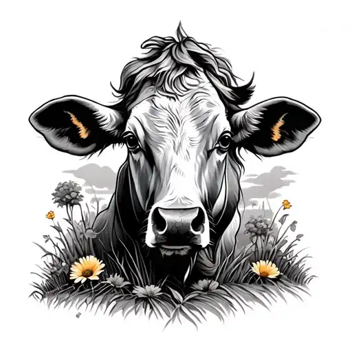 Farm tattoo design idea