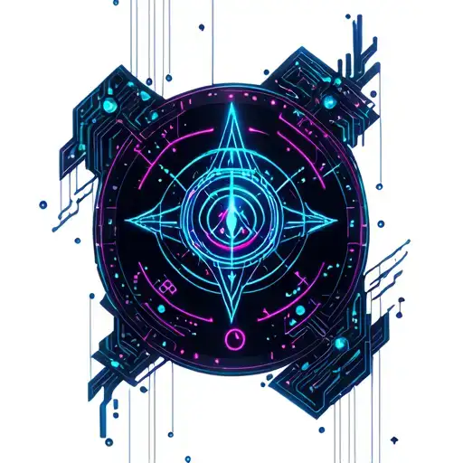 aquarius zodiac sign tattoo design idea