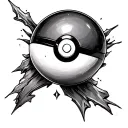 Pokeball tattoo design idea