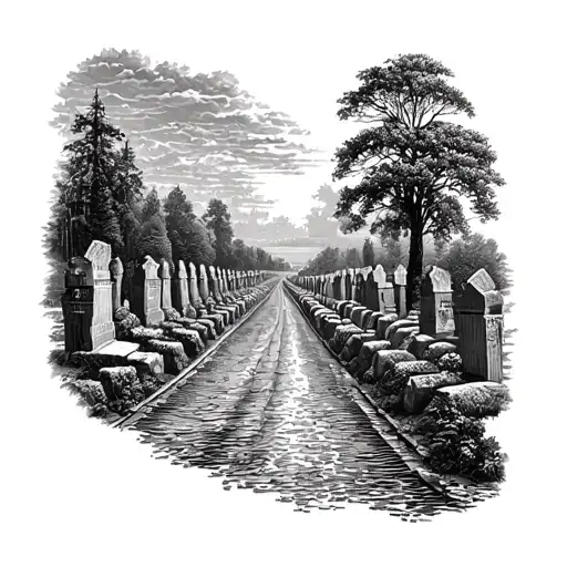 Seas into highways - bones into armies - graves into gardens tattoo design idea