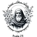 Psalm 23 tattoo design idea
