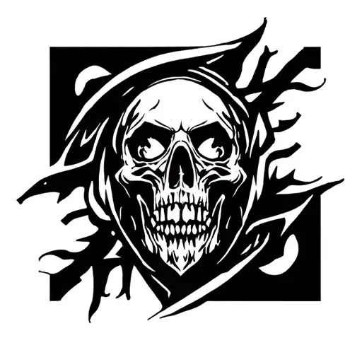 Sicario death tattoo design idea