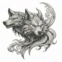 wolf boss has tattoo design idea