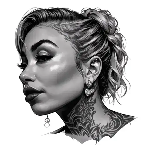 The hottest lesbian in a Colorado Walmart  tattoo design idea