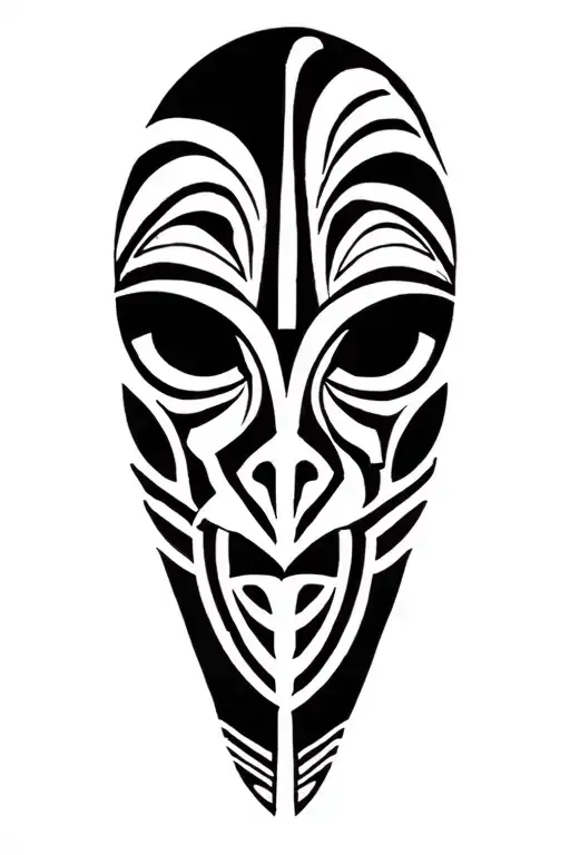 Puerto Rico Taino tribal tattoo tattoo design idea