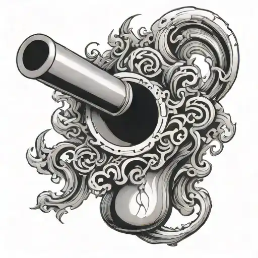 Crack Pipe tattoo design idea